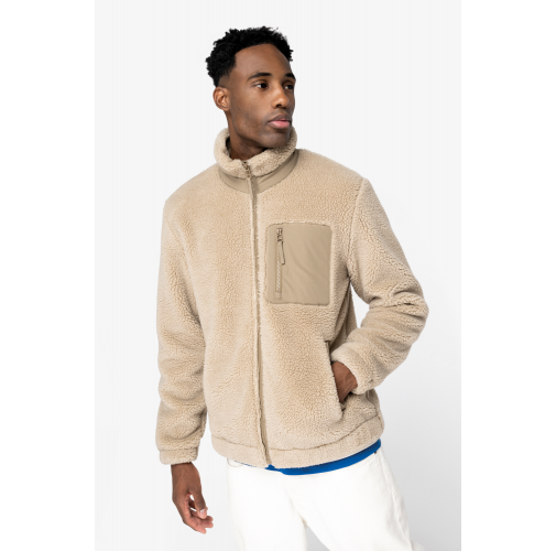 Chaqueta ecorresponsable de sherpa unisex