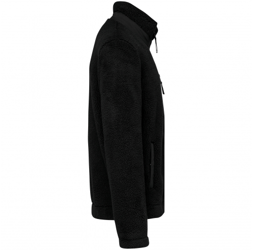 black Chaqueta ecorresponsable de sherpa unisex