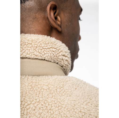 Chaqueta ecorresponsable de sherpa unisex