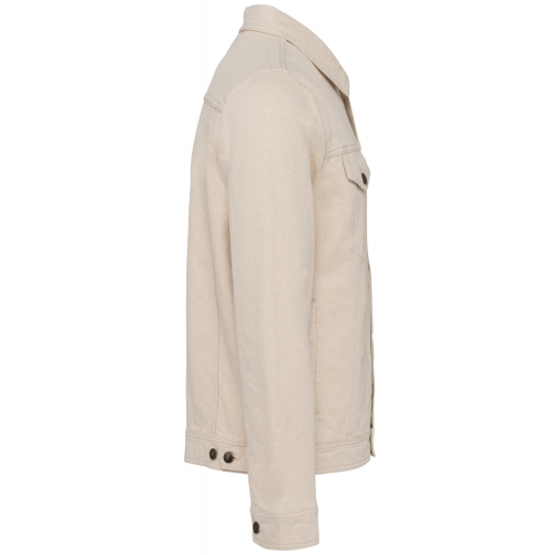 raw natural Chaqueta ecorresponsable de cáñamo hombre
