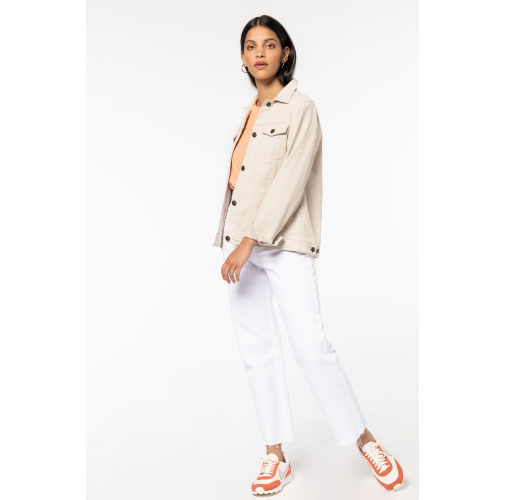 Chaqueta ecorresponsable de cáñamo mujer