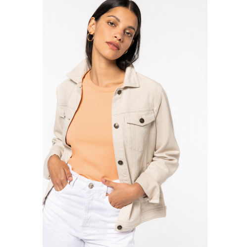 Chaqueta ecorresponsable de cáñamo mujer