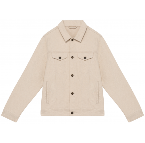 raw natural Chaqueta ecorresponsable de cáñamo mujer