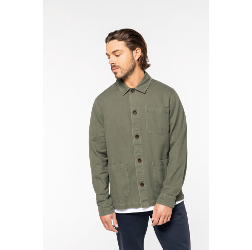 Chaqueta worker ecorresponsable efecto lavado hombre