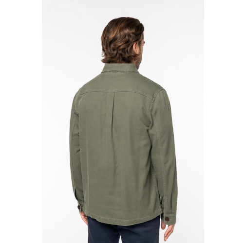 Chaqueta worker ecorresponsable efecto lavado hombre