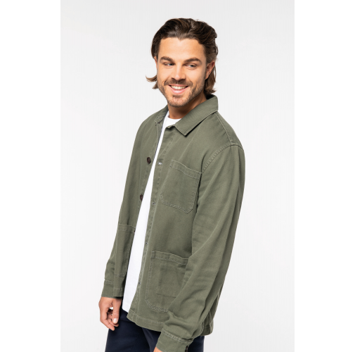 Chaqueta worker ecorresponsable efecto lavado hombre