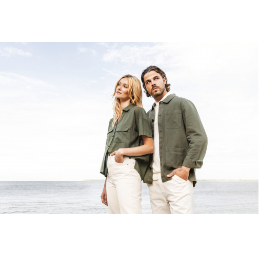 Chaqueta worker ecorresponsable efecto lavado hombre