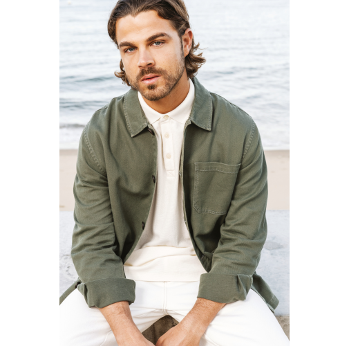 Chaqueta worker ecorresponsable efecto lavado hombre
