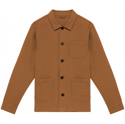 washed brown sugar Chaqueta worker ecorresponsable efecto lavado hombre