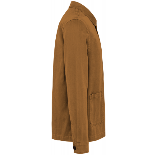 washed brown sugar Chaqueta worker ecorresponsable efecto lavado hombre