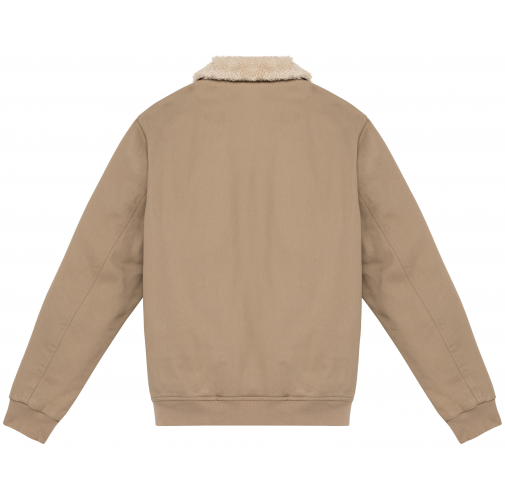 Chaqueta ecorresponsable cuello sherpa unisex