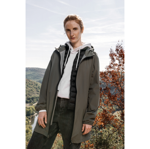 Chaqueta ecorresponsable impermeable unisex