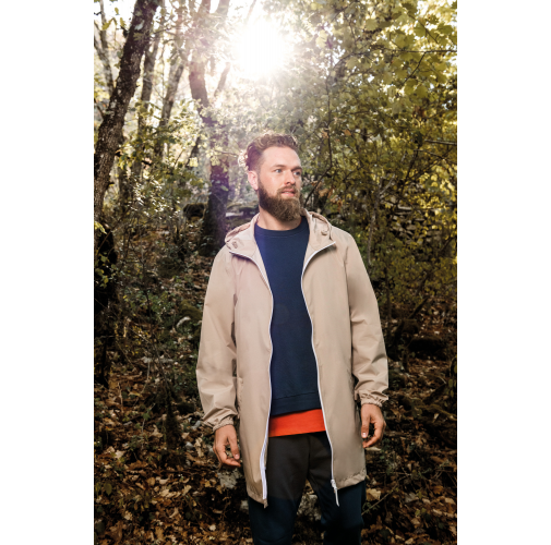 Chaqueta ecorresponsable impermeable unisex