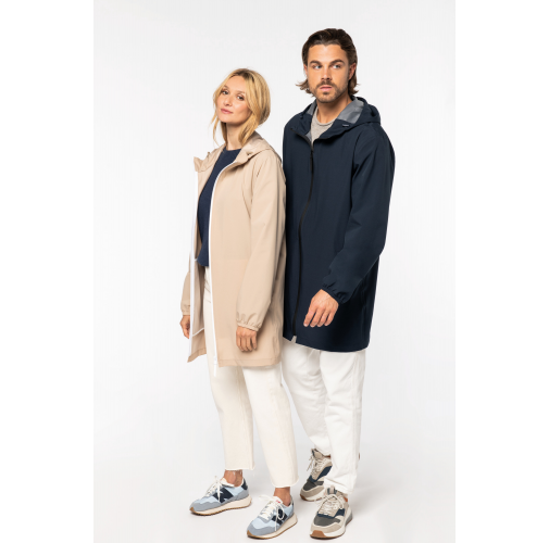 Chaqueta ecorresponsable impermeable unisex