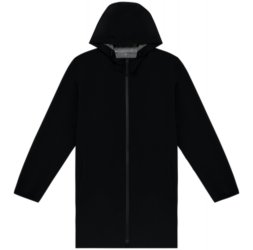 black Chaqueta ecorresponsable impermeable unisex