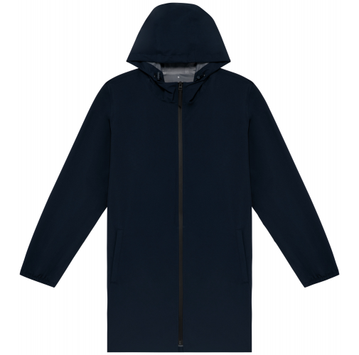 navy blue Chaqueta ecorresponsable impermeable unisex