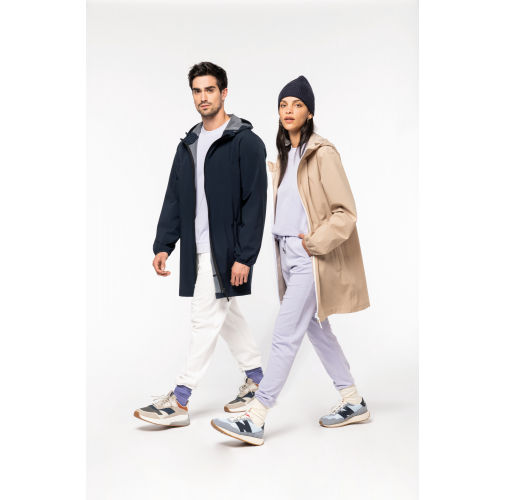 Chaqueta ecorresponsable impermeable unisex