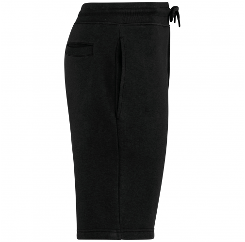 black Bermudas ecorresponsables de felpa hombre