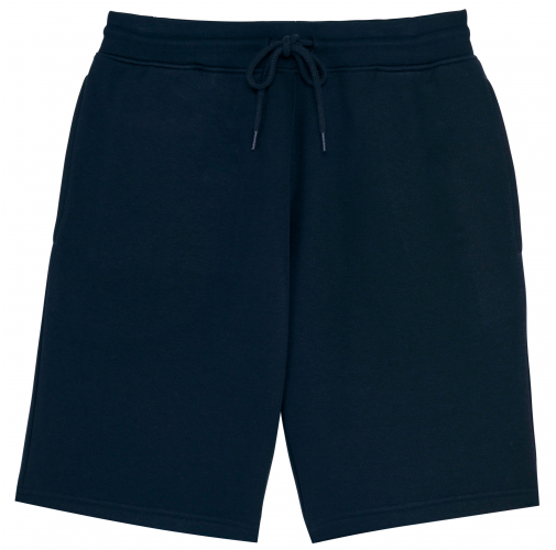 navy blue Bermudas ecorresponsables de felpa hombre