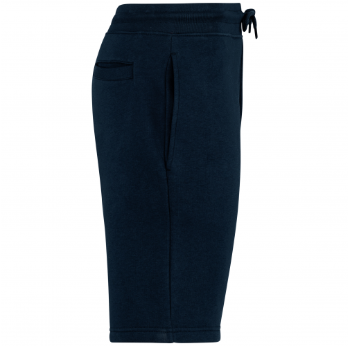 navy blue Bermudas ecorresponsables de felpa hombre