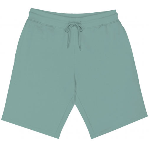 jade green Bermudas ecorresponsables de felpa hombre