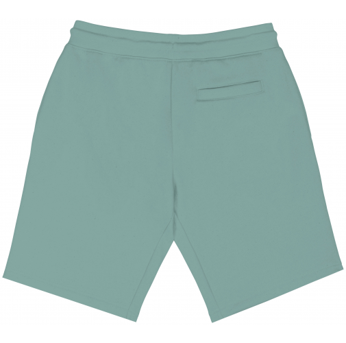 jade green Bermudas ecorresponsables de felpa hombre