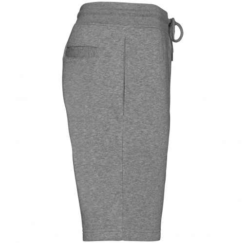 moon grey heather Bermudas ecorresponsables de felpa hombre