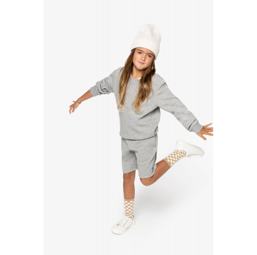 Bermuda ecorresponsable de felpa infantil