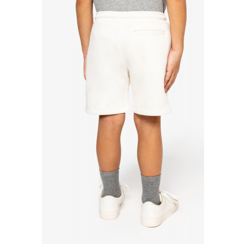 Bermuda ecorresponsable de felpa infantil