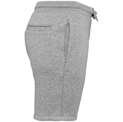 moon grey heather Bermuda ecorresponsable de felpa infantil