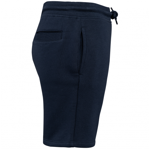 navy blue Bermuda ecorresponsable de felpa infantil