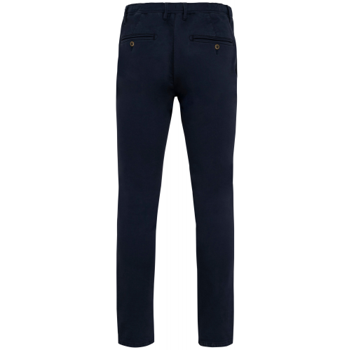 washed navy blue Chino French Terry hombre