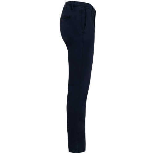 washed navy blue Chino French Terry hombre