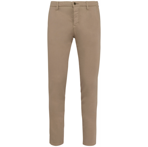 washed wet sand Chino French Terry hombre