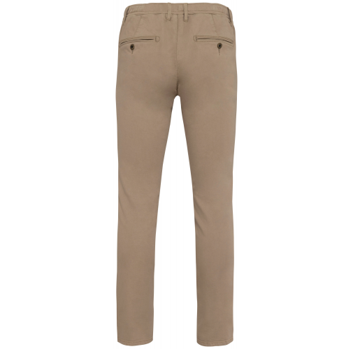 washed wet sand Chino French Terry hombre