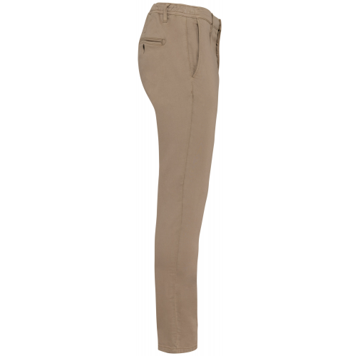 washed wet sand Chino French Terry hombre