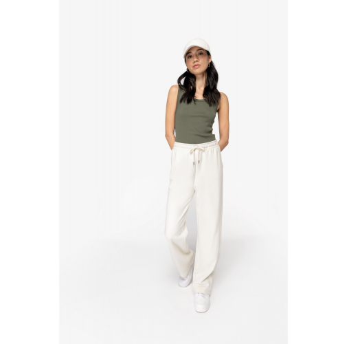 Pantalón de jogging ecorresponsable holgado French Terry mujer