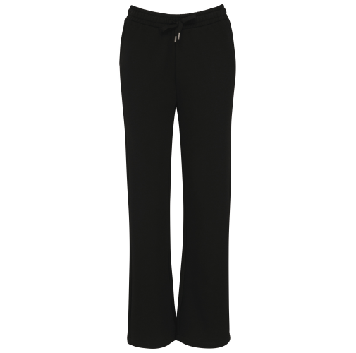 black Pantalón de jogging ecorresponsable holgado French Terry mujer