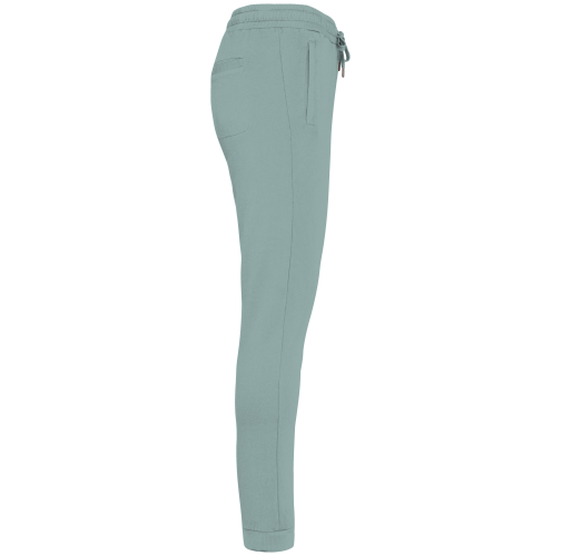 washed jade green Pantalón de jogging ecorresponsable French Terry unisex