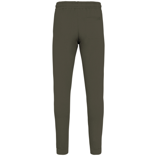 washed organic khaki Pantalón de jogging ecorresponsable French Terry unisex
