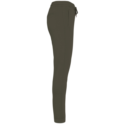 washed organic khaki Pantalón de jogging ecorresponsable French Terry unisex