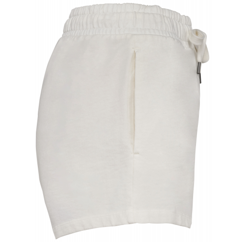 washed ivory Short ecorresponsable French Terry mujer