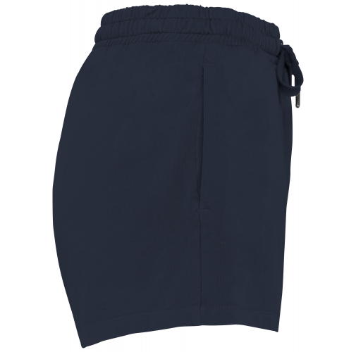 washed navy blue Short ecorresponsable French Terry mujer