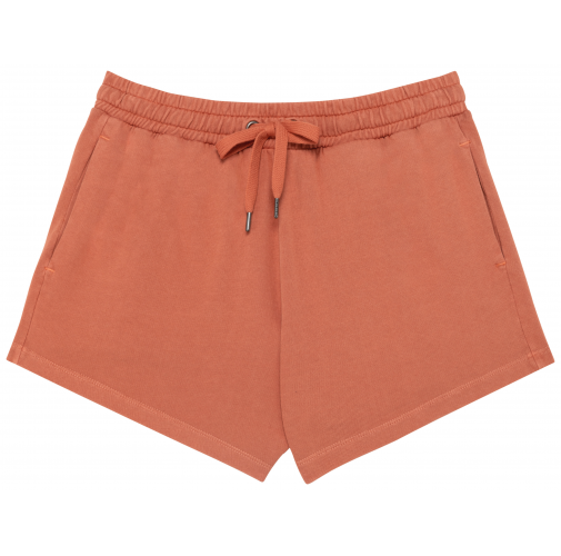 washed pomelo Short ecorresponsable French Terry mujer