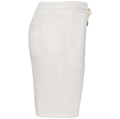 washed ivory Short ecorresponsable French Terry hombre