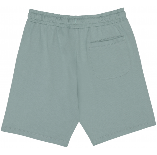 washed jade green Short ecorresponsable French Terry hombre
