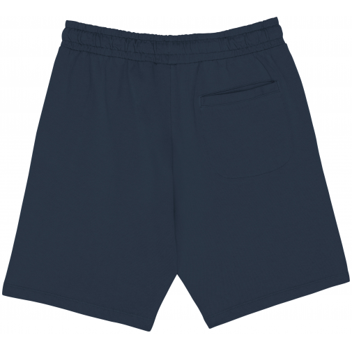 washed navy blue Short ecorresponsable French Terry hombre