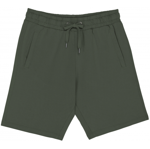 washed organic khaki Short ecorresponsable French Terry hombre