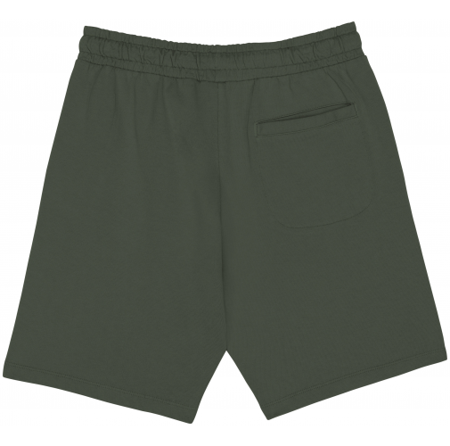 washed organic khaki Short ecorresponsable French Terry hombre