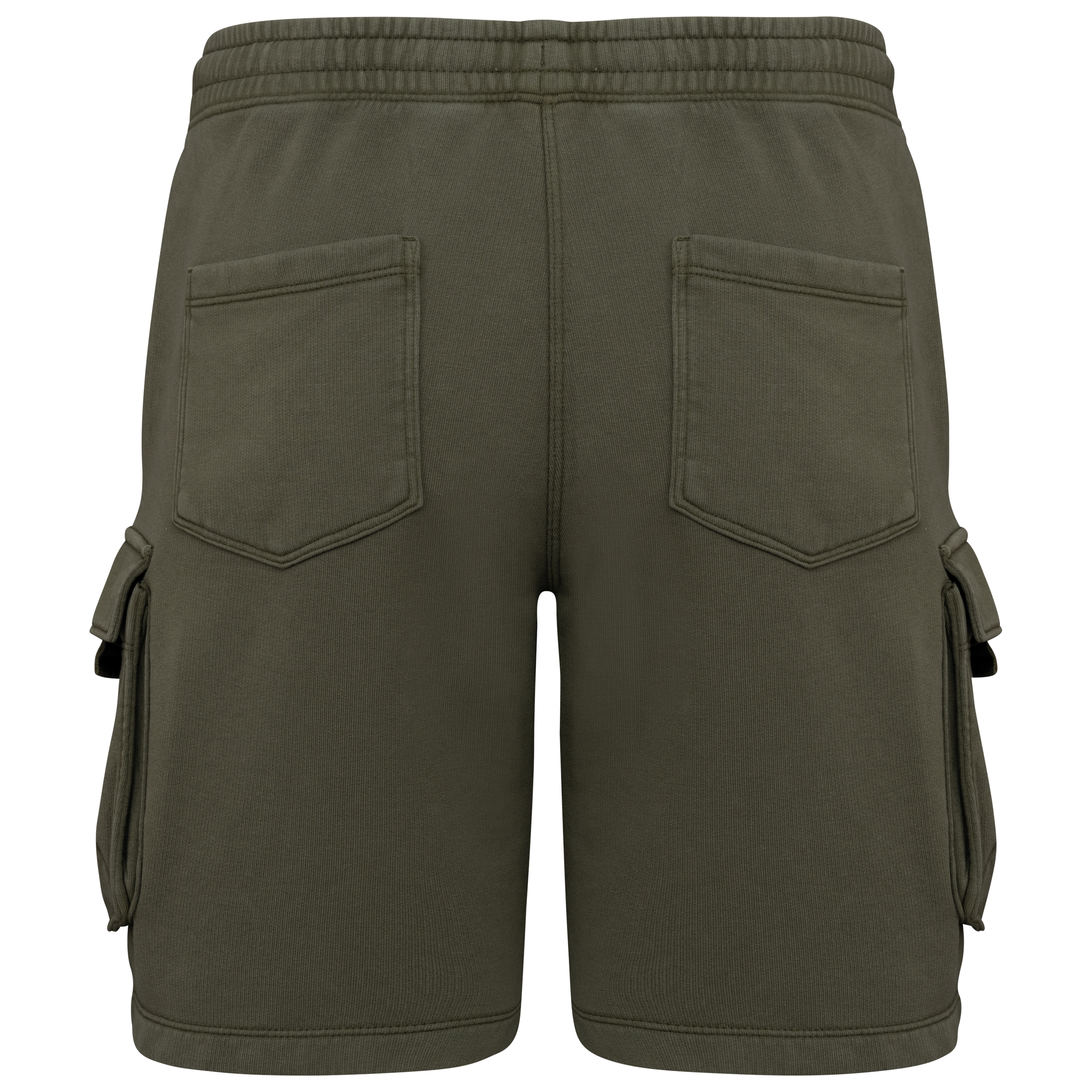 Short cargo ecorresponsable efecto lavado French Terry hombre